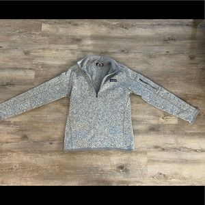 Grey Patagonia quarter zip size medium